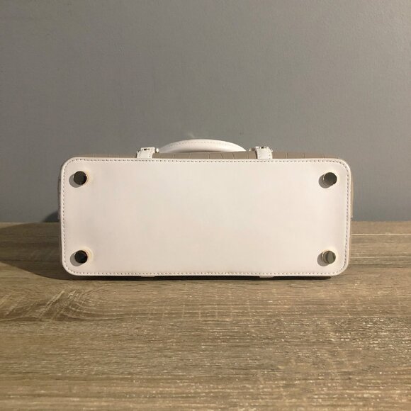 Michael Kors Bedford Legacy Medium Dome Satchel Purse Truffle MLT CLR MSRP $328 - Picture 9 of 16